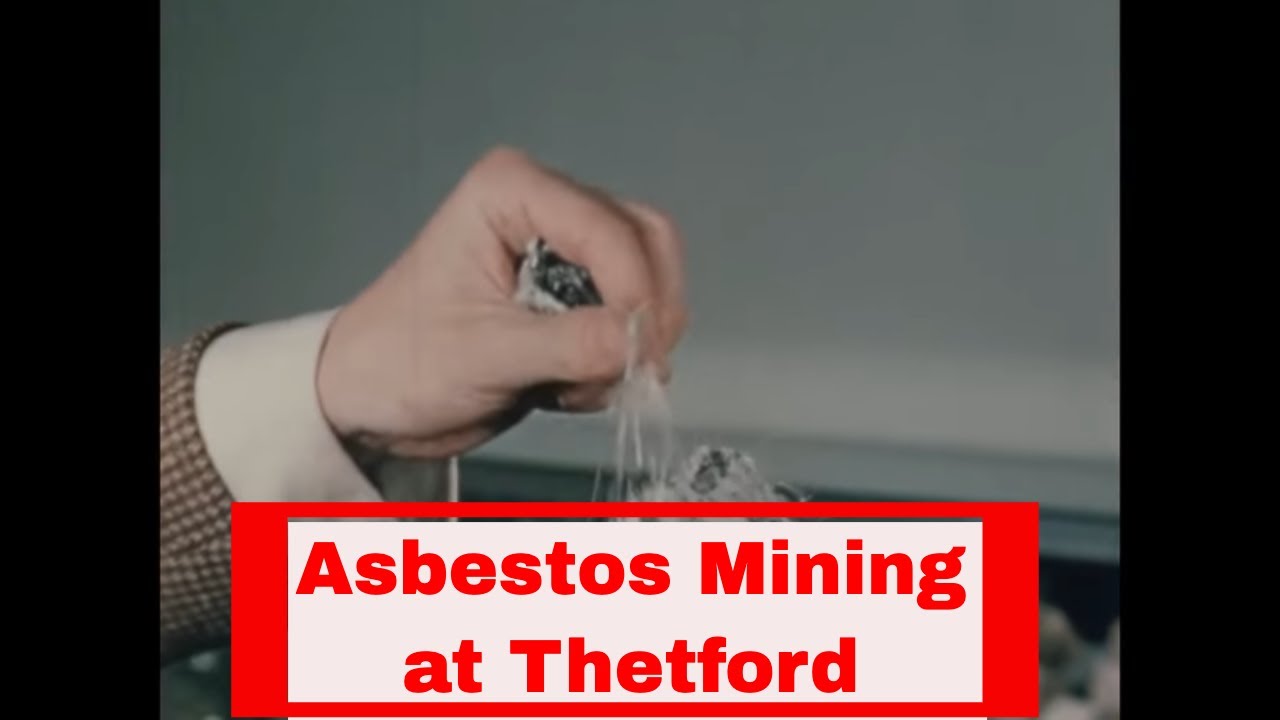 CANADIAN ASBESTOS MINING AT THETFORD 1960s PROMOTIONAL FILM  79644