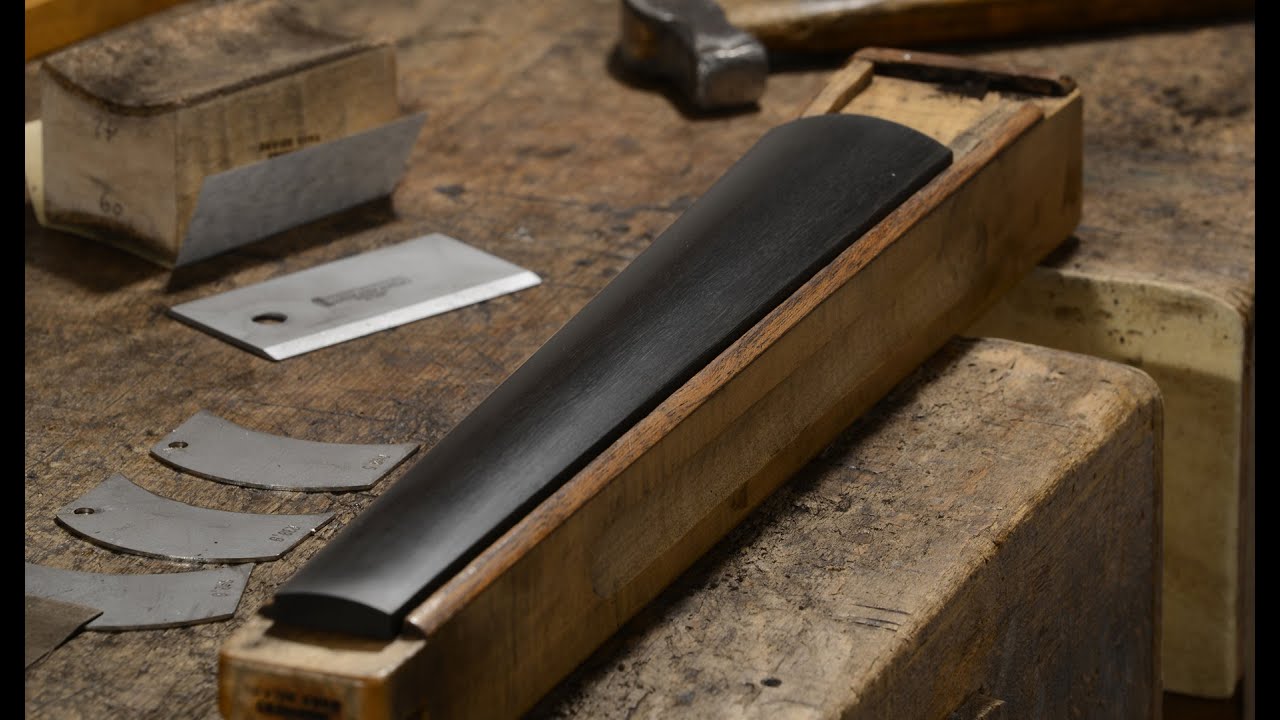 Making a violin fingerboard from start to finish (condensed)