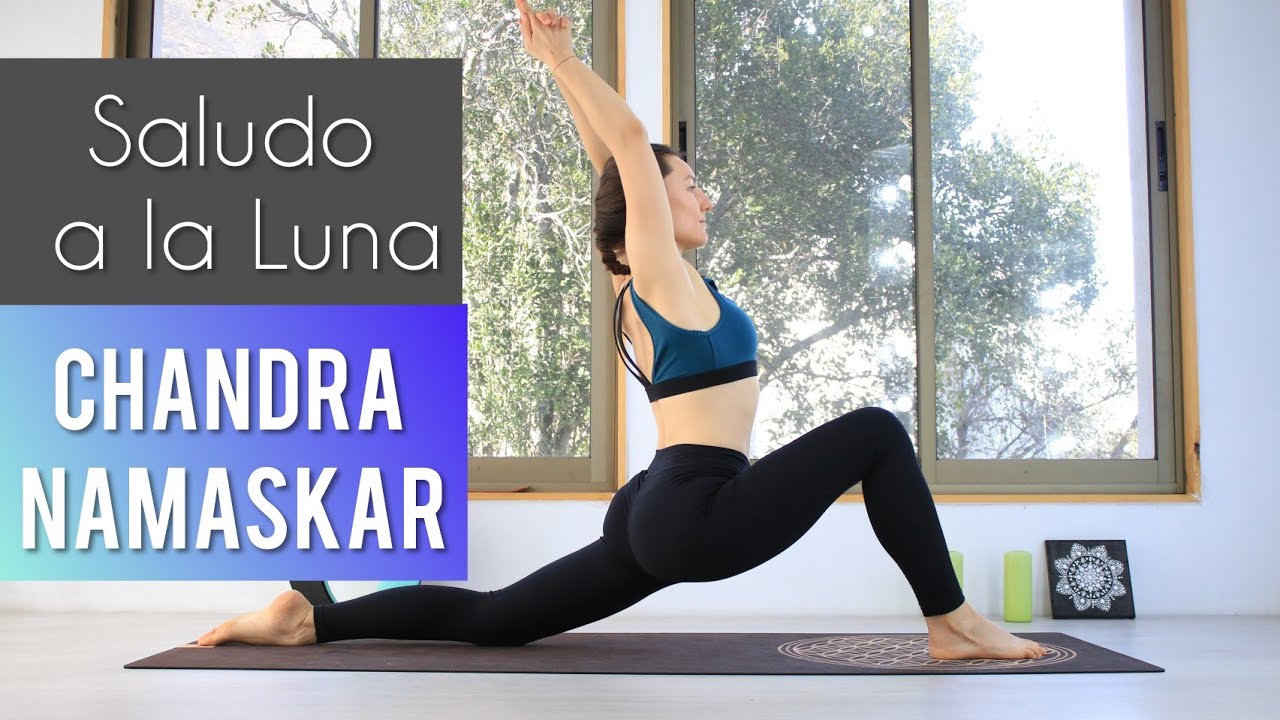 YOGA: Saludo a la LUNA | Chandra Namaskar en casa 25 min | MalovaElena