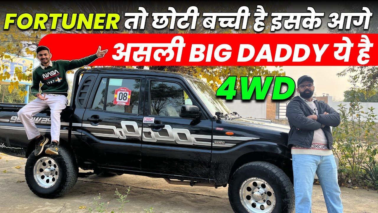 Mahindra 4wd Scorpio Getaway Truck😍Fortuner Pickup भी Fail,Scorpio PickUp Full Review