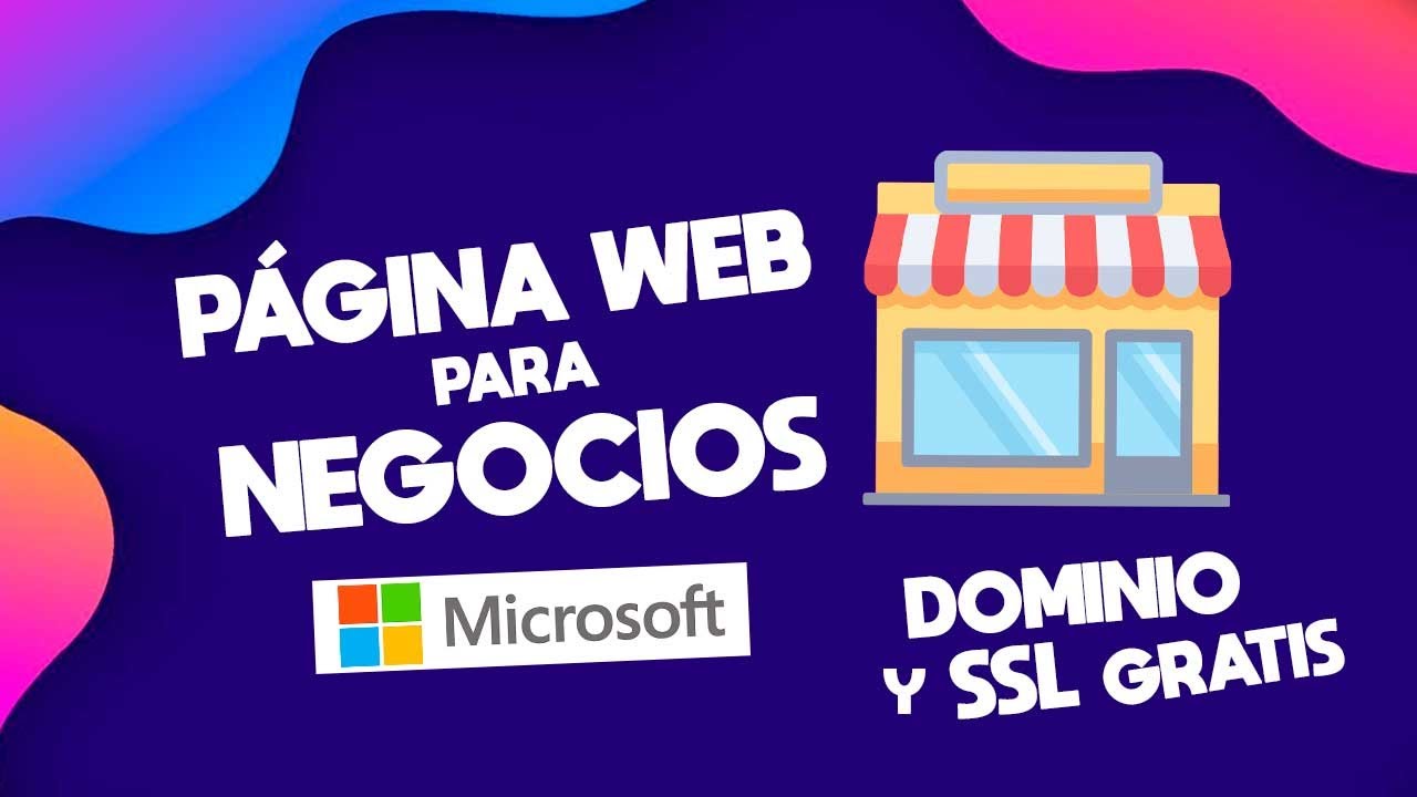 PÁGINA WEB  para Negocios con dominio y ssl gratis