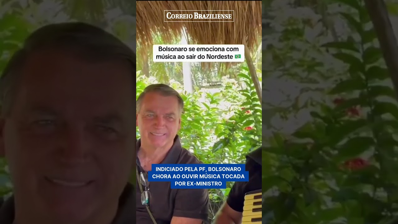 INDICIADO PELA PF, BOLSONARO CHORA AO OUVIR MÚSICA TOCADA POR EX-MINISTRO