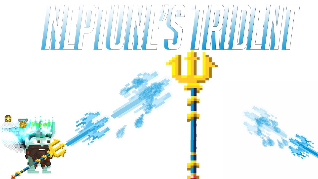 Growtopia Neptune's Trident - Item Review