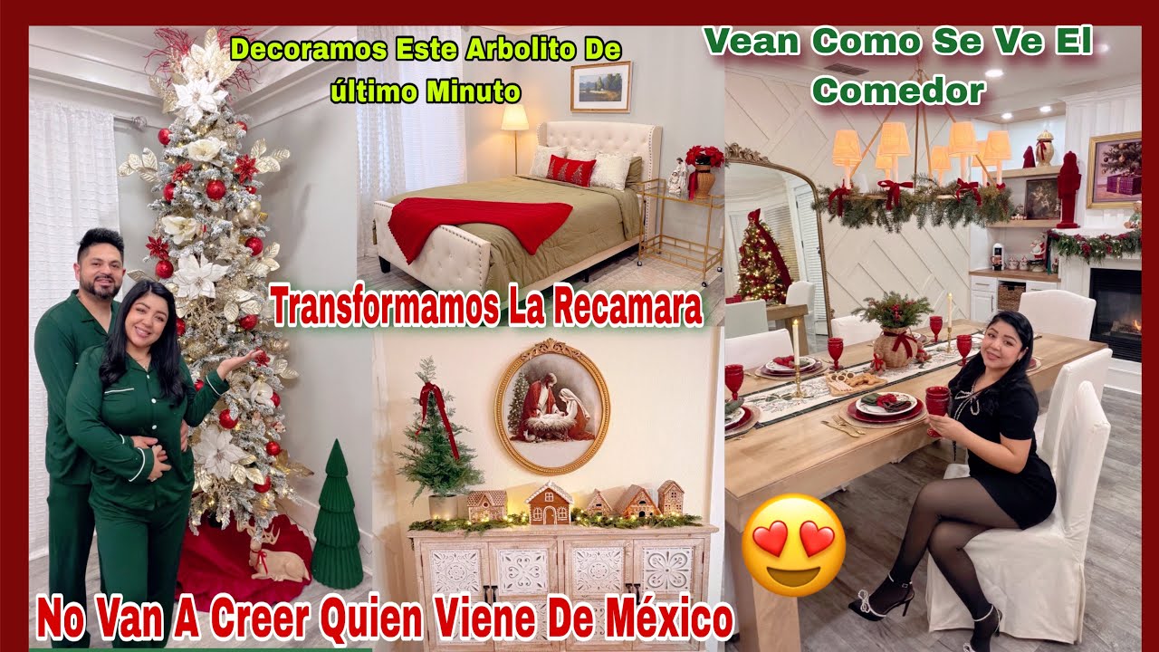 Transformamos La Recamara 🎄No Van A Creer Quien Viene A Pasar Navidad🇲🇽- Arbolito De Yitahome