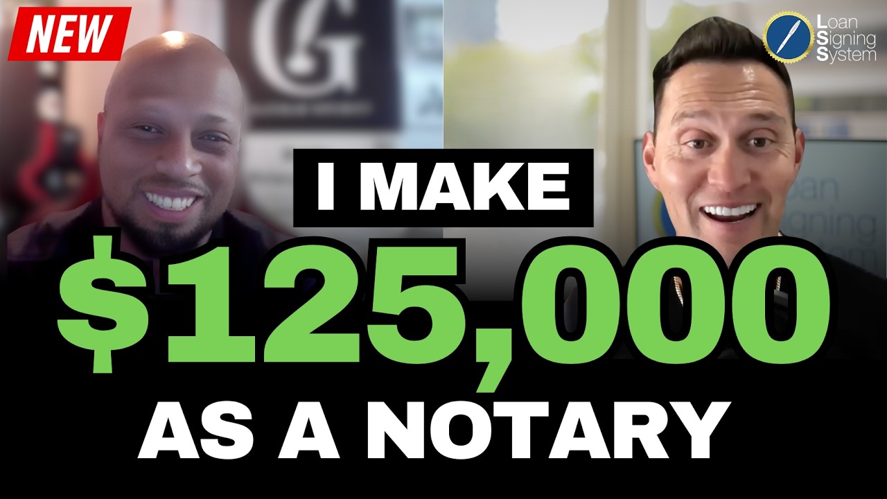 Jak zarabia 125 000 dolar&oacute;w rocznie jako agent notarialny! (New Jersey)