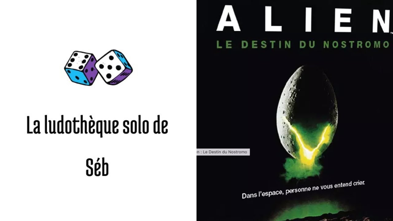 Règles et partie solo du jeu Alien le destin du Nostromo.