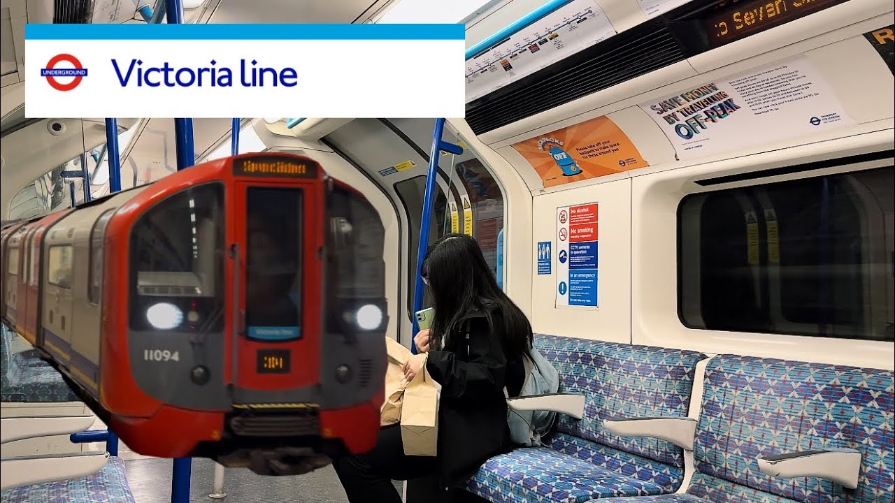 London Underground Victoria Line 2009TS: Euston to Seven Sisters