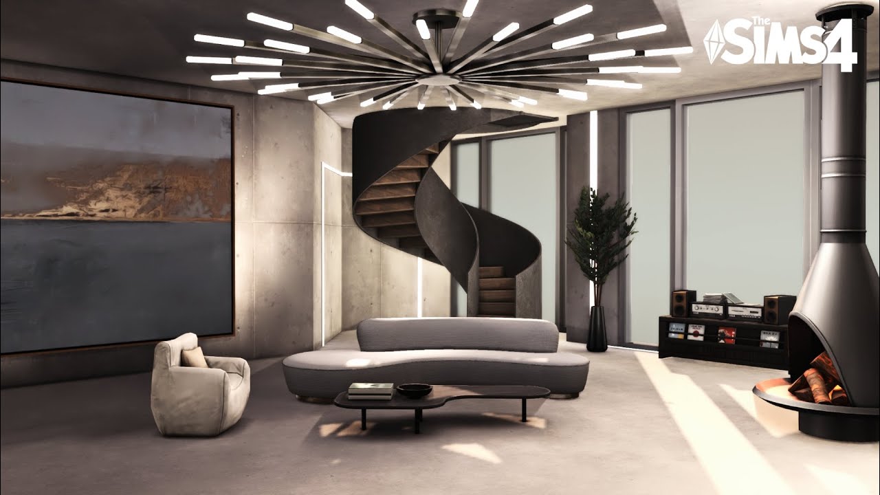 Minimalist Apartment - IX Landgraab | The Sims 4 | Download in description
