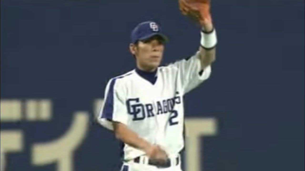 2010日本シリーズ第６戦　２回表　ショート荒木雅博