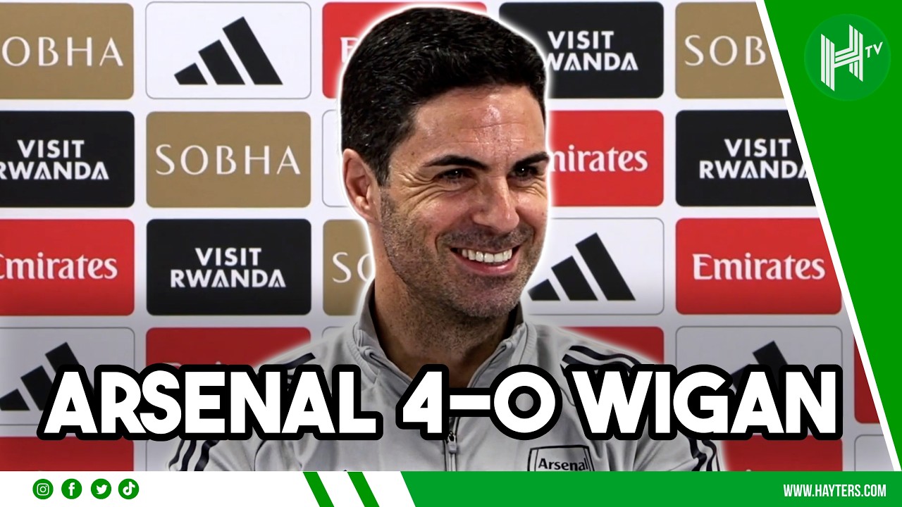 LIVE | Arsenal 4-0 Wigan | Mikel Arteta