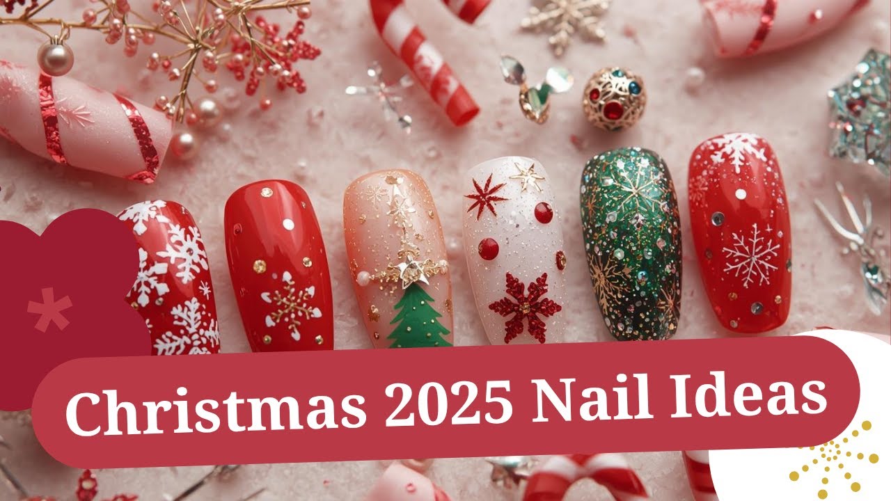 Christmas Nail Designs 2025 🎄 50+ Short Nail Ideas for All Lengths #christmasnails #nailart #nails 