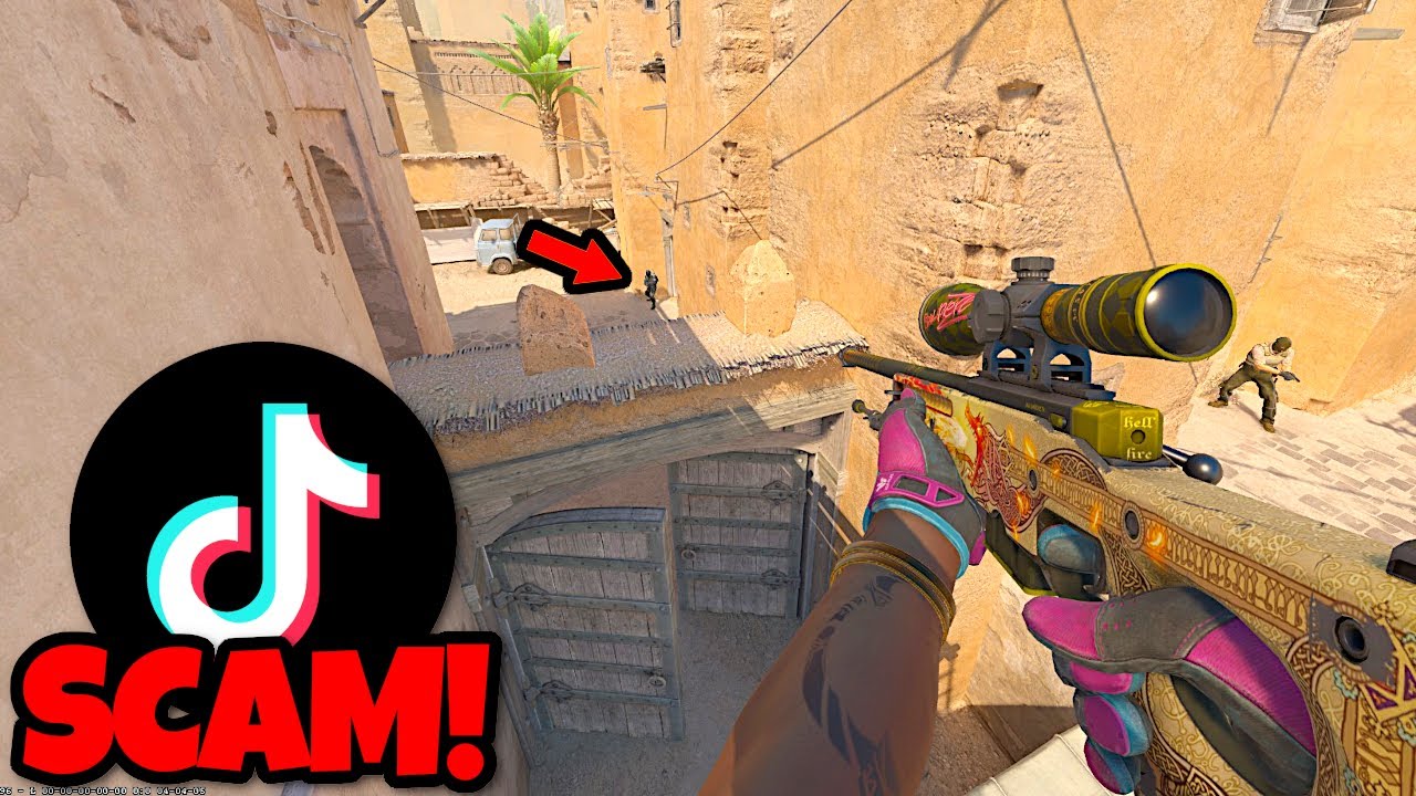 TRICKI Z TIKTOKA NA DUST2 TO SCAM! ⛔
