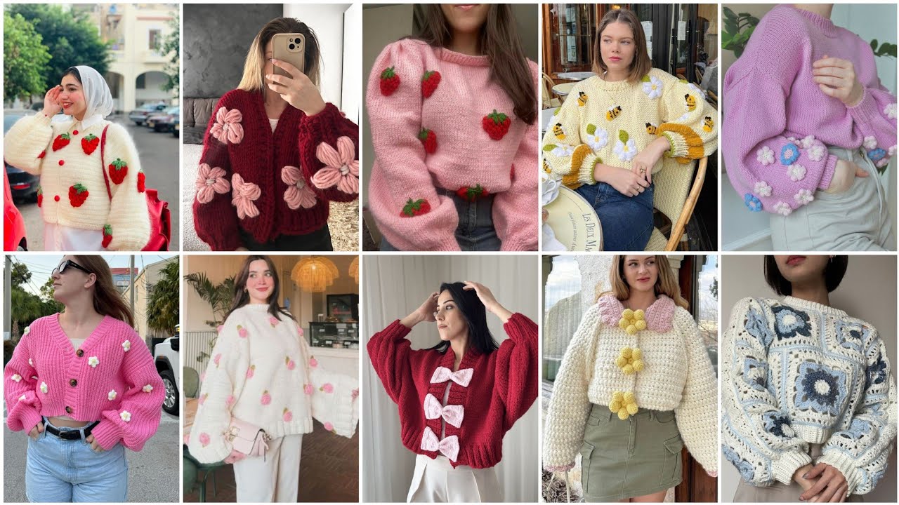 Handmade Crochet Sweaters Collection 😍 | Winter Wear for Women|Winter Special Crochet Sweaters ❄️