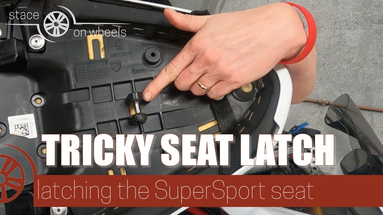 How to Easily Latch the Ducati SuperSport 939/950 Seat