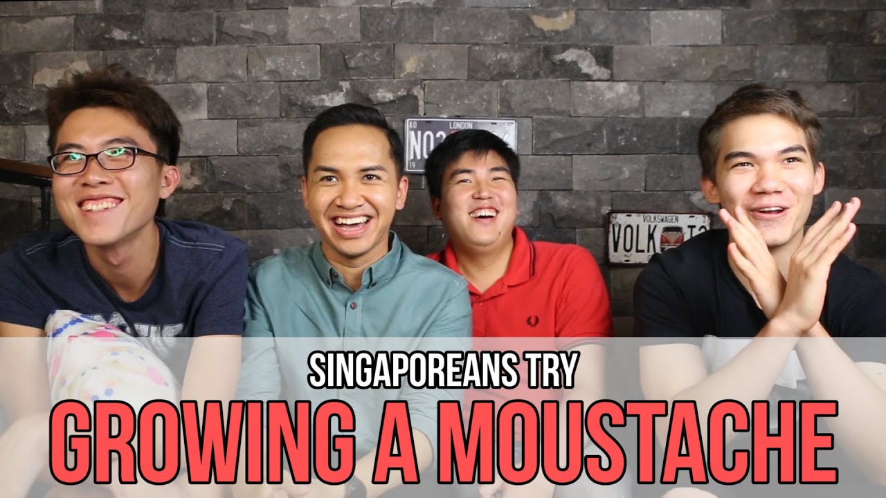 Singaporeans (Guys) Try: Growing A Moustache For Movember | EP 28