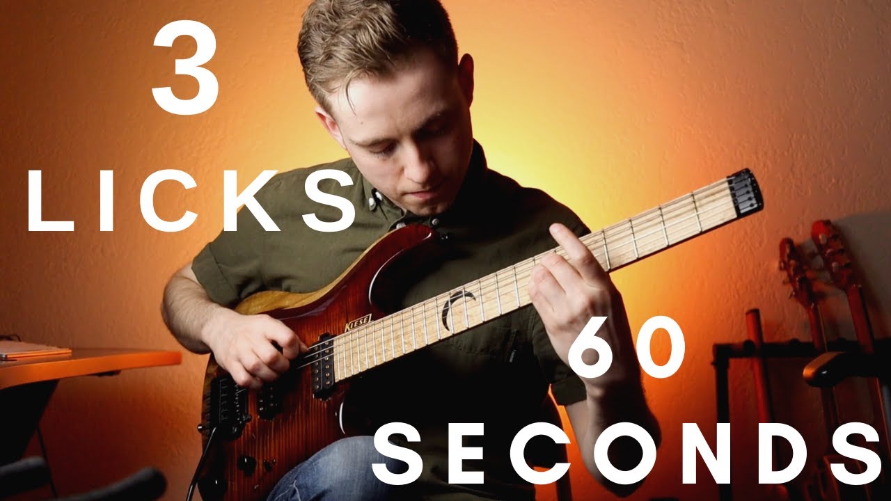 3 Beautiful Hybrid Picking Licks in 60 Seconds (with tabs)