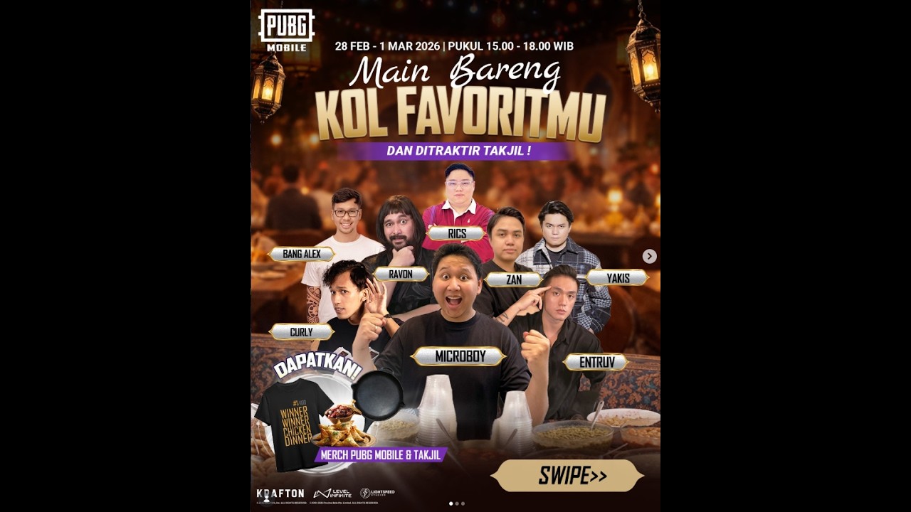 CUSTOM ROOM BARENG GURU, NGABUBURIT SAMPAI WAKTU BERBUKA PUASA | GURU RICS LIVE PUBG MOBILE