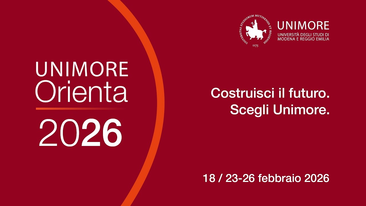 UNIMORE ORIENTA 2026 - MEDICINA E CHIRURGIA - LAUREE MAGISTRALI A CICLO UNICO