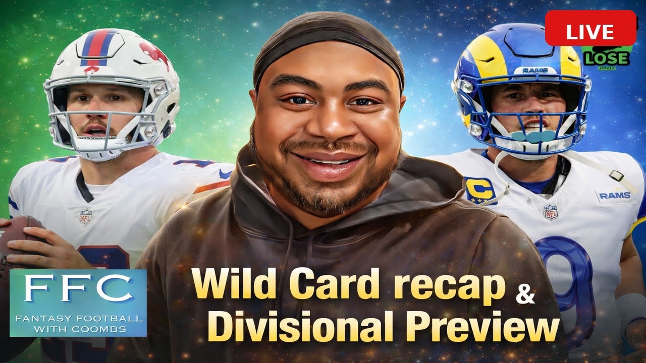 Wild Card Recap & Divisional Round Preview | Fantasy Football w/ Coach Coombs 📱