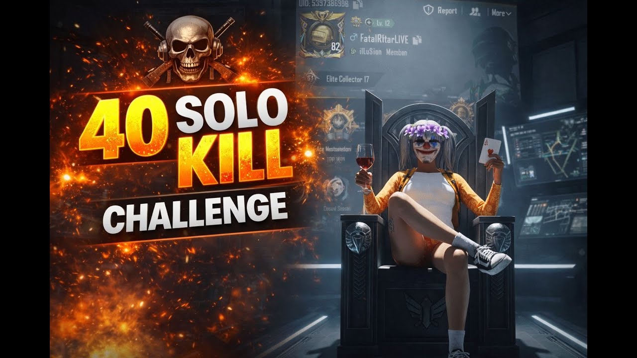 🤯40 KILL CHALLENGE 🥰 || #shortvideo #bgmilive #shortsfeed #shorts