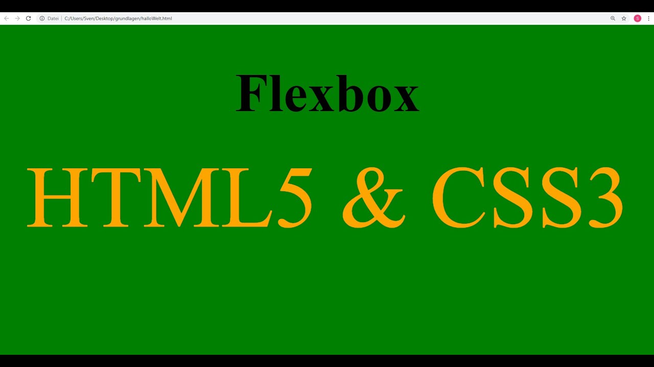 #44 Flexbox einfach erklärt mit Beispielen - HTML und CSS Tutorial neu 2020