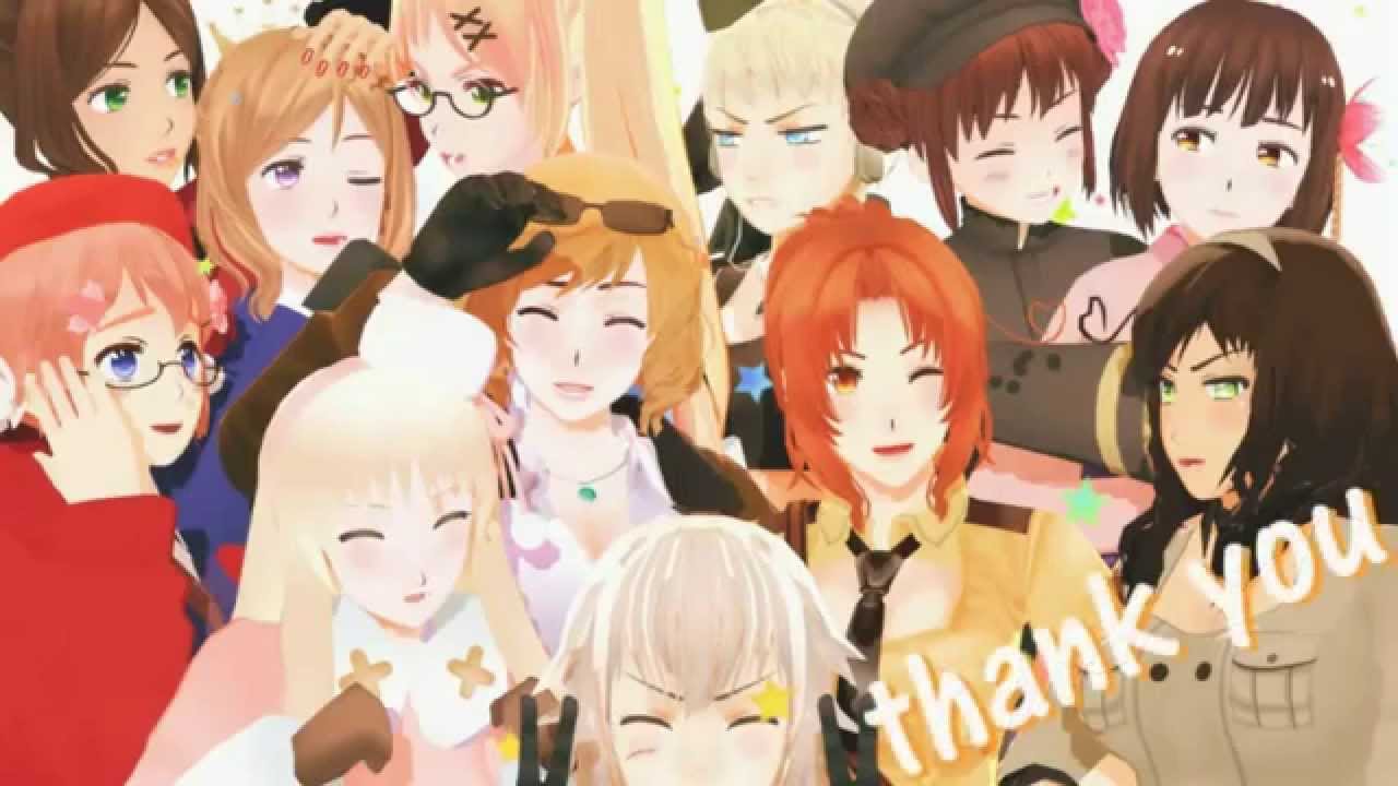MMD - Kyou mo Harebare (Hetalia)