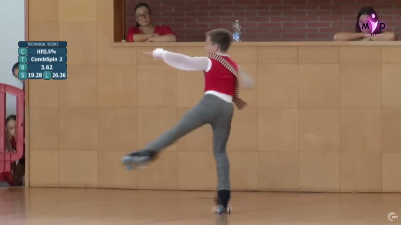 GONZALO NAVARRO (CAT) - CTO ESPAÑA 2025 - 3º place,  infantil men (free program)