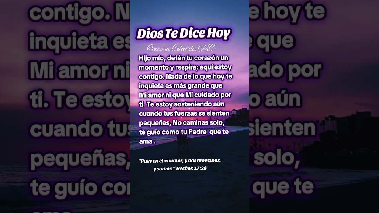 Dios Te Dice 