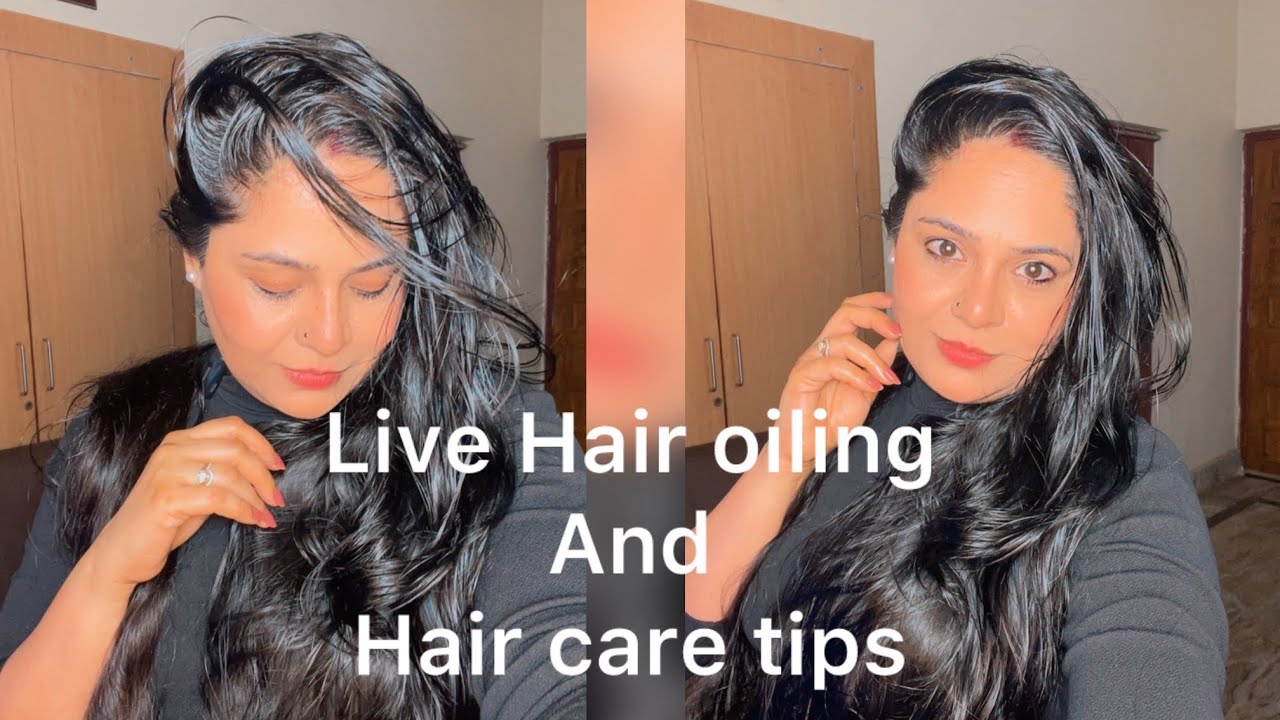 Long hair Live ❣️oiling and hair care tips 