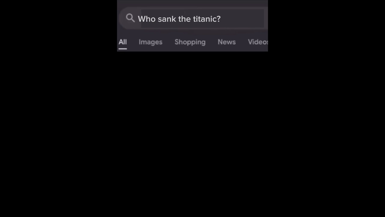 who stunk in the Titanic