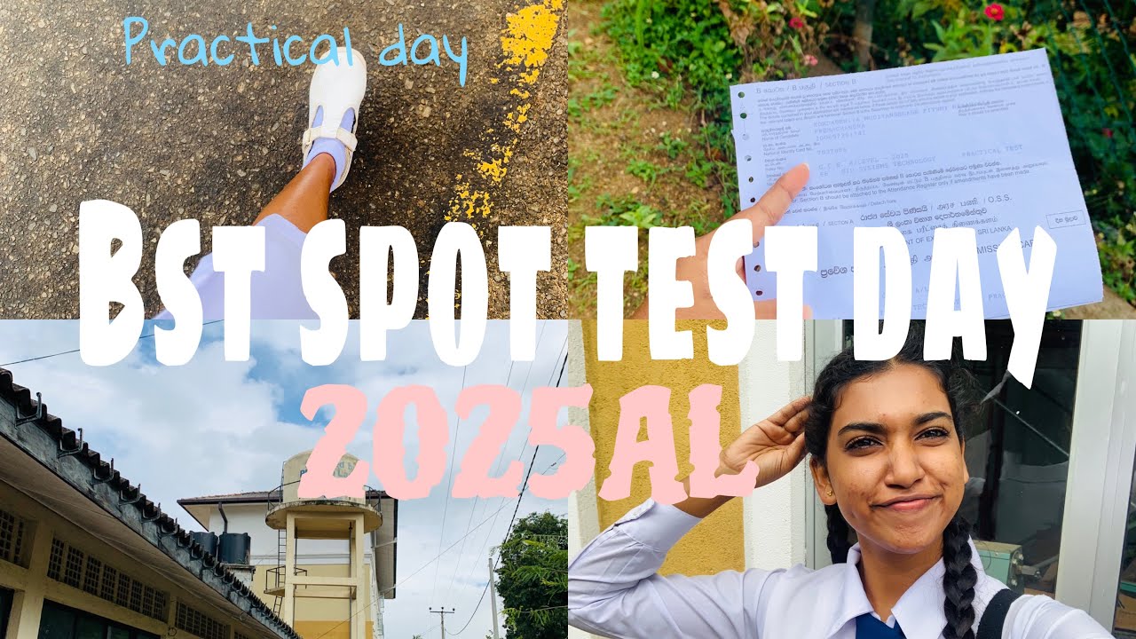 Spot test day🌝❤️ bst practical 2025 AL #dayvlog #examdate #foryou #youtuber #dayinmylife 
