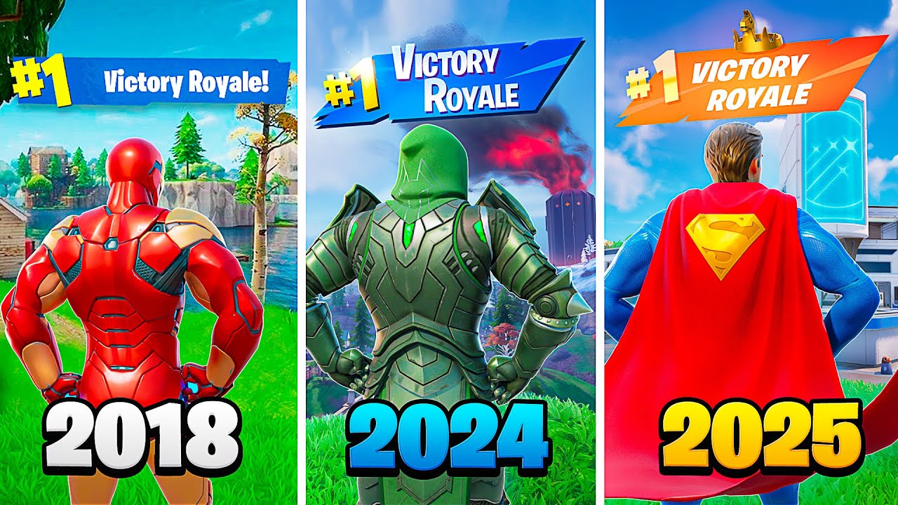 Winning in *EVERY* Superhero Season in Fortnite!