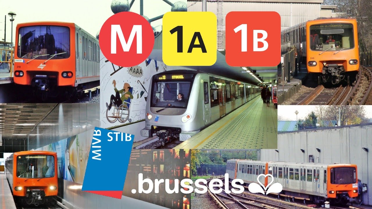 LIGNE : Métro 1A et 1B De La STIB