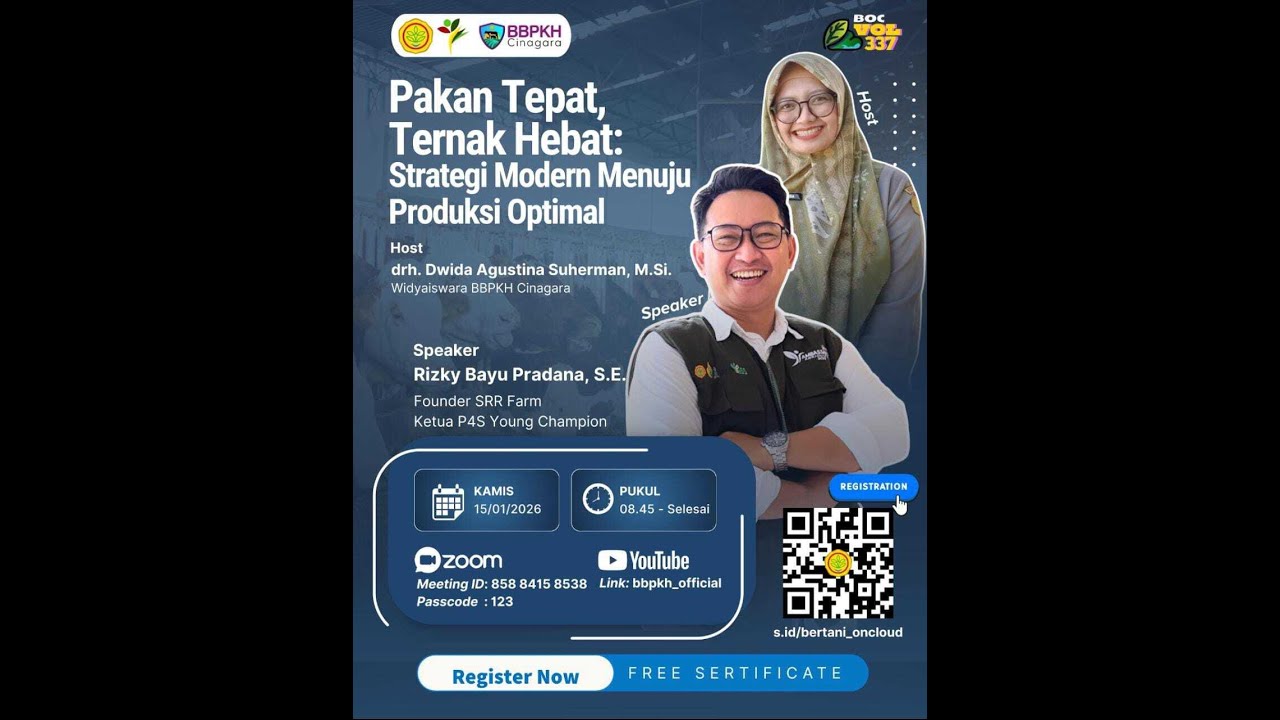 OC Volume 337 - Pakan Tepat, Ternak Hebat: Strategi Modern Menuju Produksi Optimal