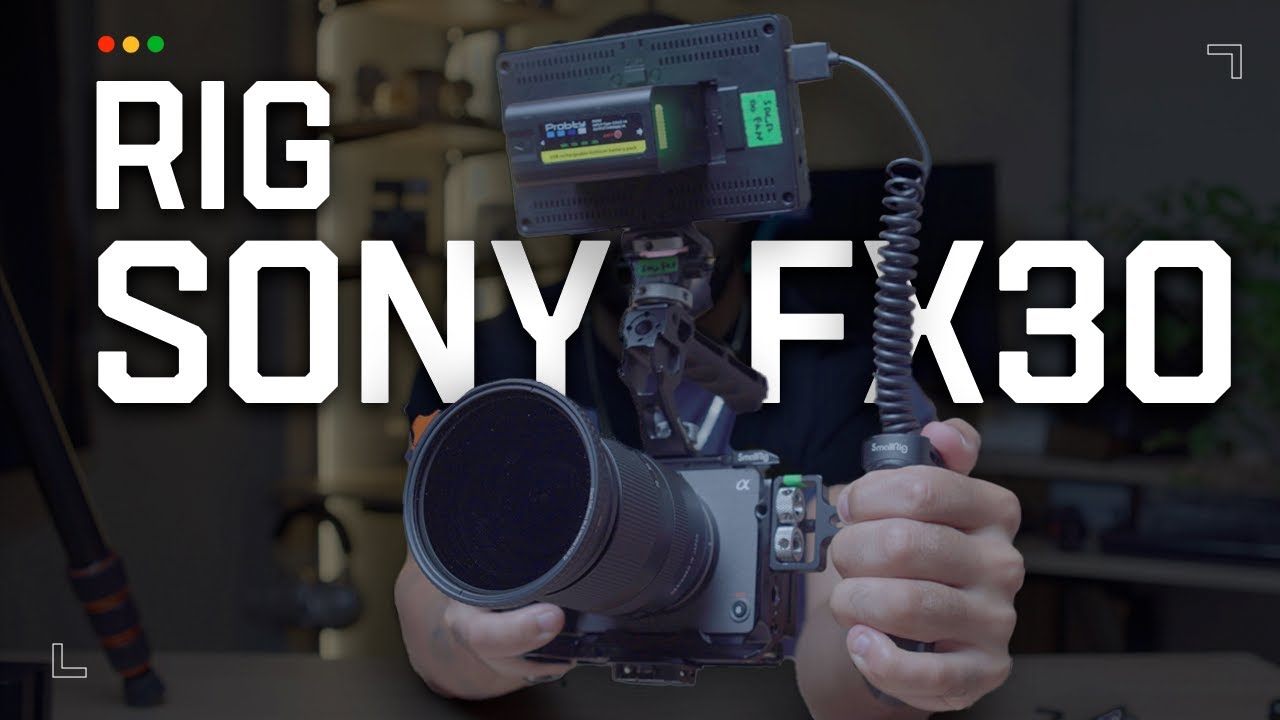 SONY FX30 CAMERA RIG - VERTICAL E HORIZONTAL