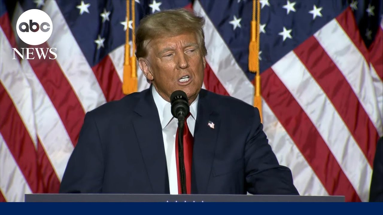Trump speaks after Iowa caucus projected win