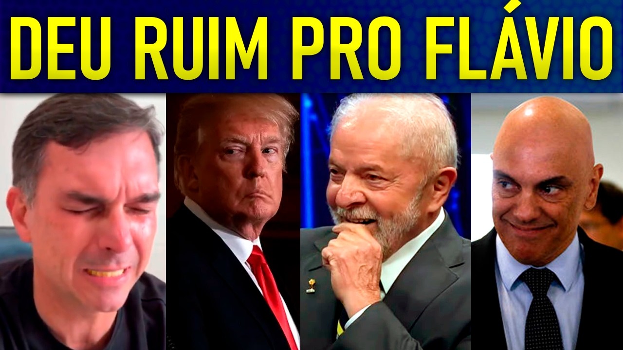 FL&Aacute;VIO BOLSONARO INELEG&Iacute;VEL CHORA NA GLOBO!! TRUMP OBEDECE LULA E FAZ PRlS&Atilde;O-CHAVE NOS EUA!!!