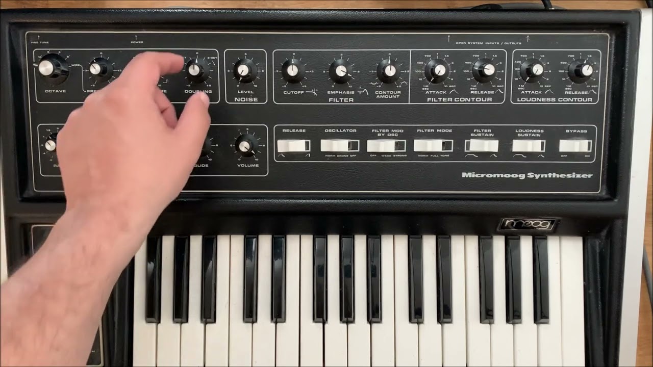 Micromoog filter and pad
