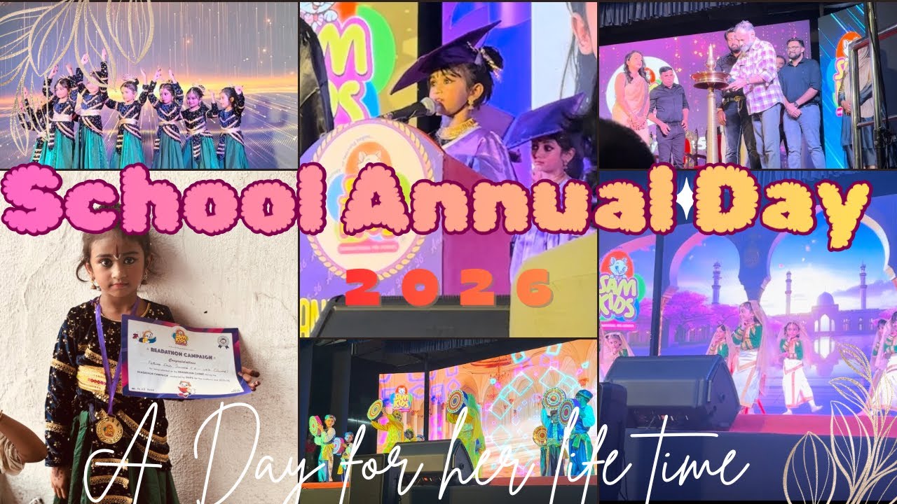 ഒരുപാട് സന്തോഷിച്ച ദിവസം 😍🤞 @Vlogger_paathumma . School Annual day 🥰