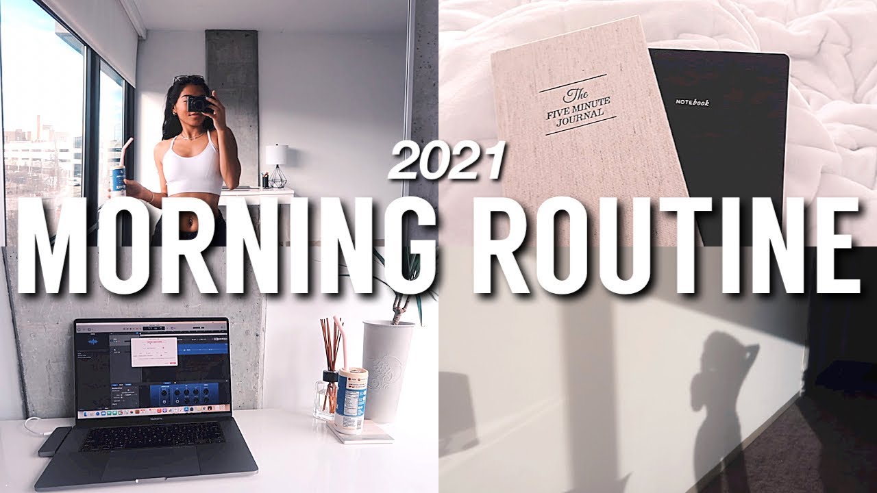8 A.M. Morning Routine 2021 | Minimalist, Productive + Healthy
