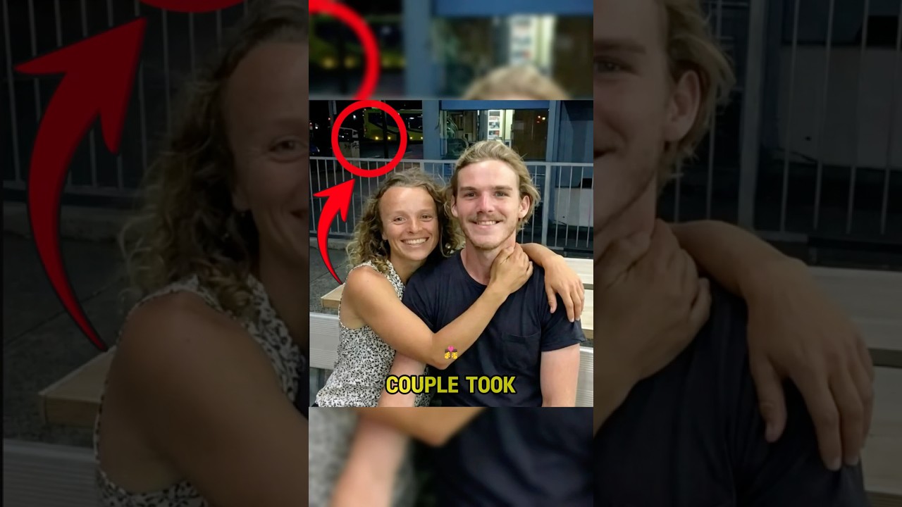 Couple Took A Selfie On A Balcony #story