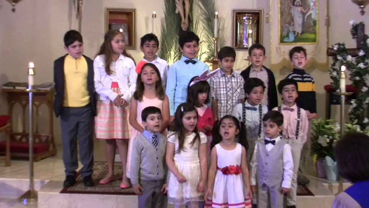Children's Choir at Saint Mary Catholic Church -Assyrian Chal