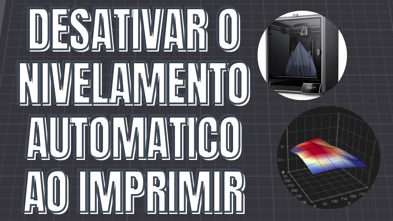 Como Desativar o Nivelamento Autom&aacute;tico da Mesa na K1 | Economize Tempo nas Impress&otilde;es!