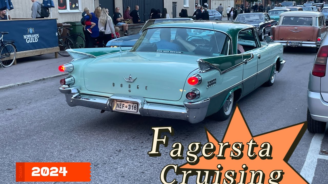 Classic Car Cruising Fagersta PT4 😎🇸🇪#automobile #classiccar #oldschool #classiccars #classic