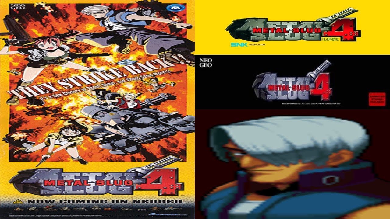 Metal Slug 4 - Trevor Spacey - good and bad ending - USA - Arcade Playthrough