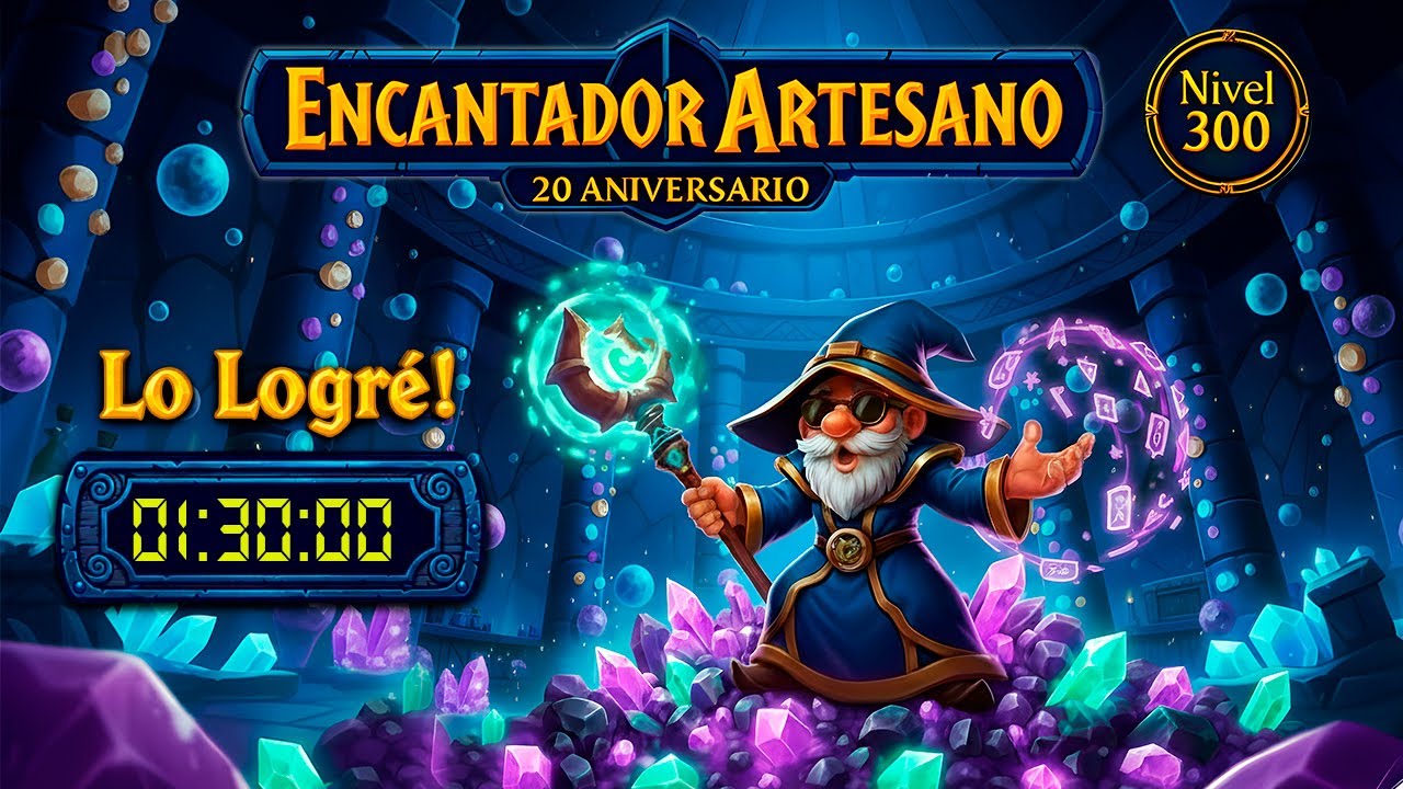 GUIA ENCANTMIENTO DEL 1 AL 300 EN (1 HORA Y MEDIA) WOW CLASSIC 20 ANIVERSARIO