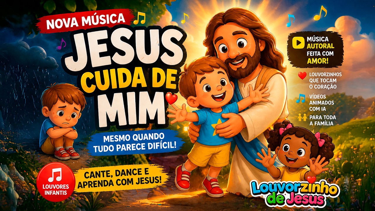 JESUS Cuida de MIM | Louvorzinho de JESUS