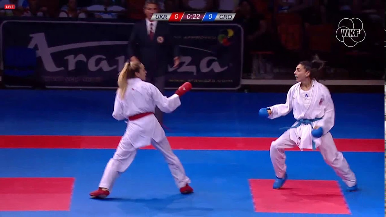 53rd EKF Senior Championships - Kumite Feale -55Kg -A. Terliuga (UKR) - A. Hasan (CRO)