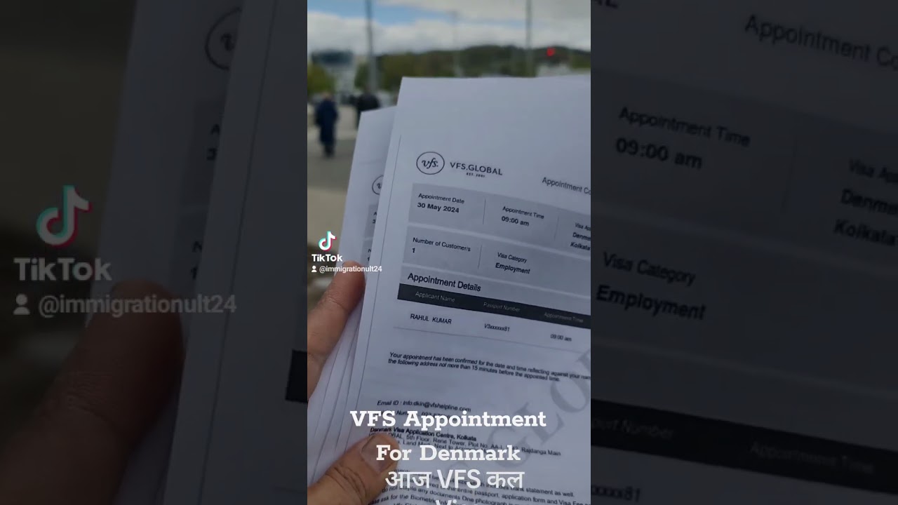 Denmark VFS appointment