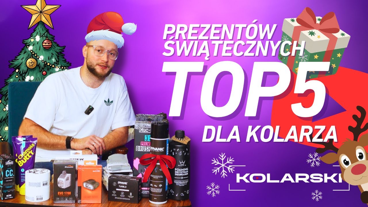 TOP5  - poradnik prezentowy na święta. Co kupić kolarzowi pod choinkę? Zobacz nasze typy!